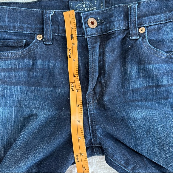 LUCKY BRAND Dark Wash Pencil Capri Jeans Size 10/30 - Picture 6 of 16